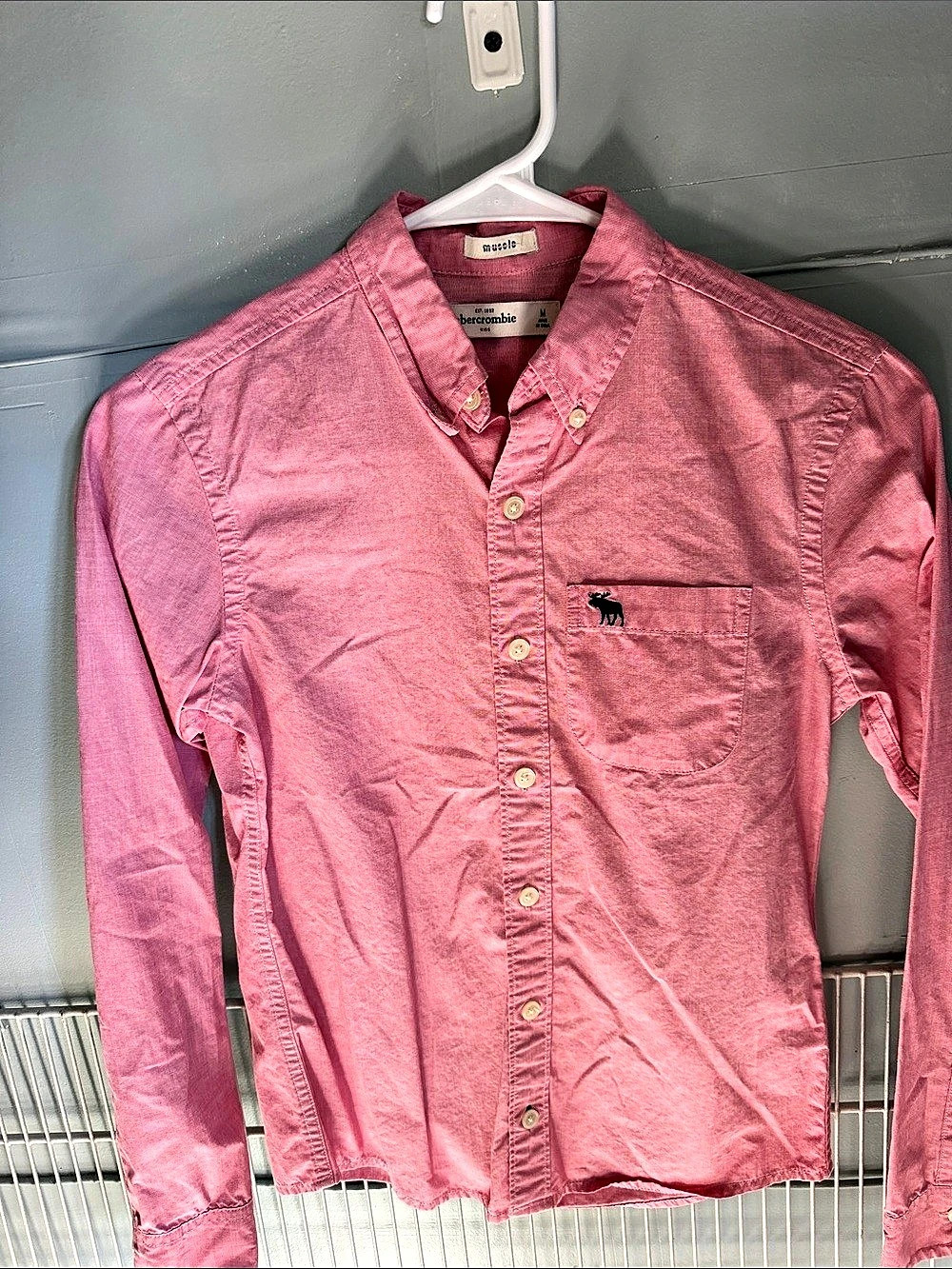Abercrombie & Fitch Abercrombie Kidss Button-Down Shirt Muscle Button-Down